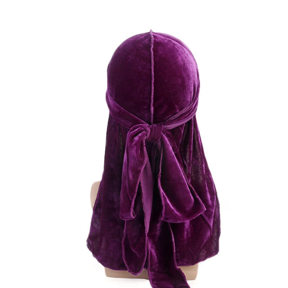 Unisex Velvet Durag do doo du rag Long Tail Headwrap Men Women Breathable Bandana Hat Chemo Cap Solid Color Velvet Bandana Hat
Unisex Velvet Durag do doo du rag Long Tail Headwrap Men Women Breathable Bandana Hat Chemo Cap Solid Color Velvet Bandana Hat