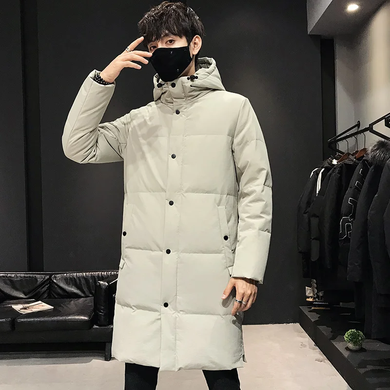 Winter Down Jacket Men Thickening X-Long Solid White Duck Down Hot-selling Down Parkas Thicken Warm Jacket Male Windproof Coat
Winter Down Jacket Men Thickening X-Long Solid White Duck Down Hot-selling Down Parkas Thicken Warm Jacket Male Windproof Coat