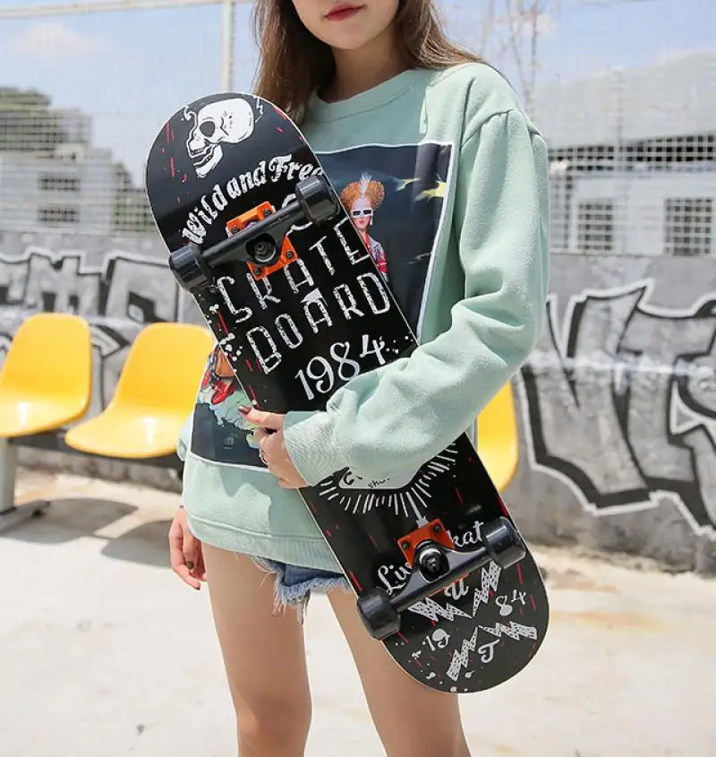 Fashion 2020 Skateboard Adult Tenager Longboard Complete Peny Skate Board Maple Skateboard Four Wheels Skate Board 26 Colors
Fashion 2020 Skateboard Adult Tenager Longboard Complete Peny Skate Board Maple Skateboard Four Wheels Skate Board 26 Colors