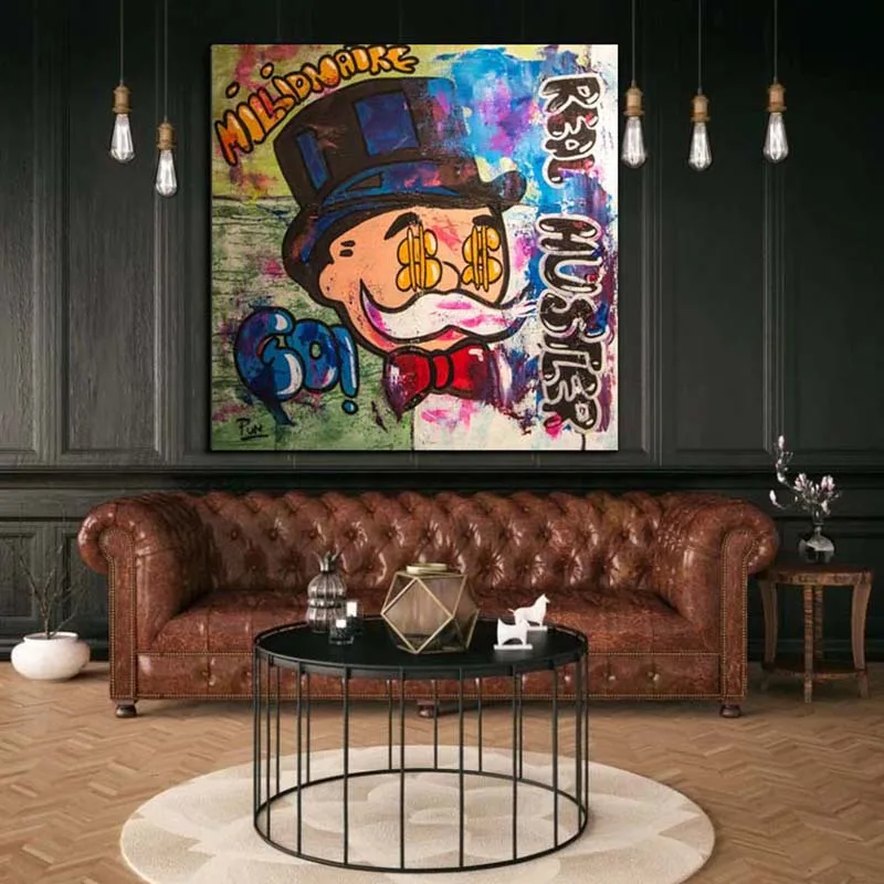 Alec Monopoly Graffiti Art Money Paintings on The Wall Art Canvas Posters and Prints The World is Yours Modern Home Pictures
Alec Monopoly Graffiti Art Money Paintings on The Wall Art Canvas Posters and Prints The World is Yours Modern Home Pictures