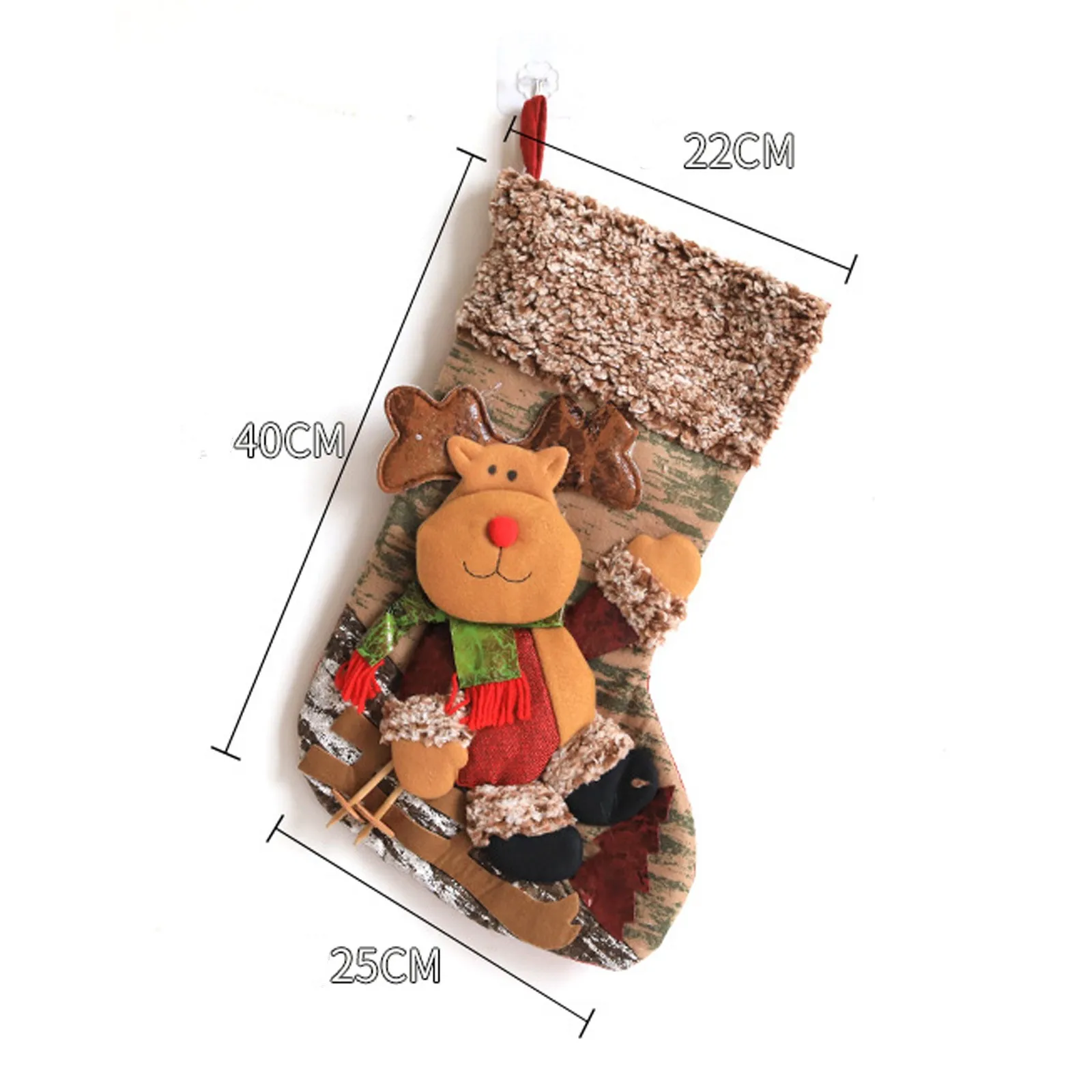 1Pcs Lovely Christmas Stocking Candy Bag Christmas Tree Hanging Pendant Gift Bags Home Decor Christmas Decorations Navidad Gift
1Pcs Lovely Christmas Stocking Candy Bag Christmas Tree Hanging Pendant Gift Bags Home Decor Christmas Decorations Navidad Gift