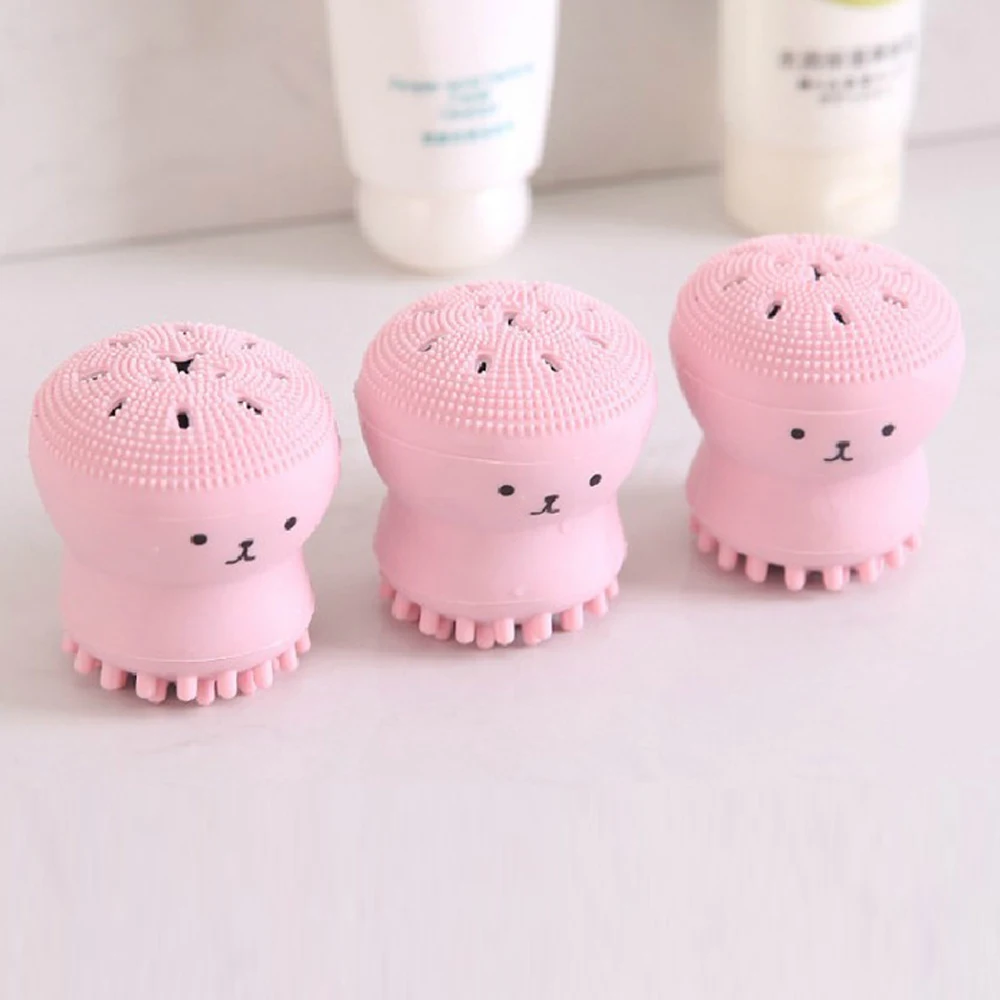 Cartoon Octopus Silicone Cleansing Brush Washing Exfoliating Blackhead Face Cleansing Brush Tool Soft Deep Cleaning Brush
Cartoon Octopus Silicone Cleansing Brush Washing Exfoliating Blackhead Face Cleansing Brush Tool Soft Deep Cleaning Brush