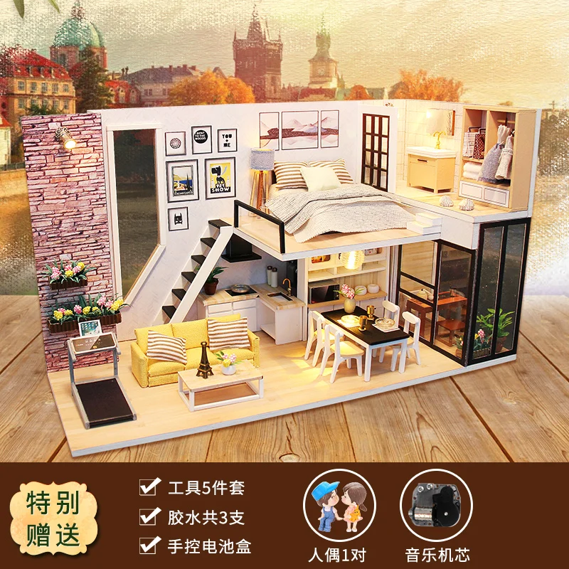 Educational Doll House Wooden High Quality Doll Houses Miniature Dollhouse Furniture Kit Toys for Children Christmas Gift OO50WW
Educational Doll House Wooden High Quality Doll Houses Miniature Dollhouse Furniture Kit Toys for Children Christmas Gift OO50WW