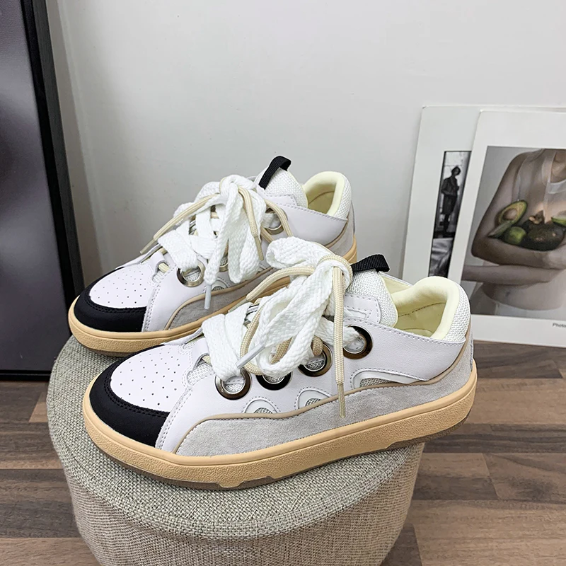 2021 Women Sneakers Fashion Shoes Spring Trend Casual Flats Sneakers Female New Fashion Comfort Vulcanized Platform Shoes
2021 Women Sneakers Fashion Shoes Spring Trend Casual Flats Sneakers Female New Fashion Comfort Vulcanized Platform Shoes