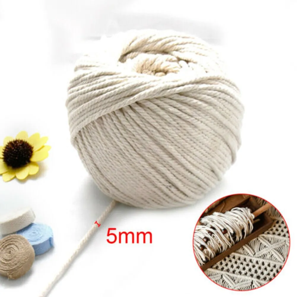 5mm Natural Beige Cotton Twisted Cord 65m Ropes Artisan Macrame String DIY Craft Hemp Linen Cords Rope To Tie Burlap Decoration
5mm Natural Beige Cotton Twisted Cord 65m Ropes Artisan Macrame String DIY Craft Hemp Linen Cords Rope To Tie Burlap Decoration