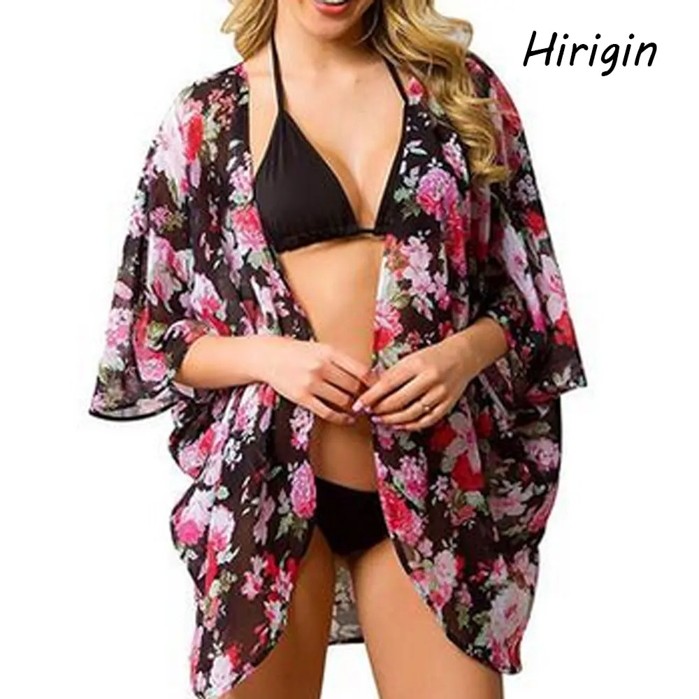 SUMMER Vintage Kimono Cardigan Women Long Sleeve Floral Print Chiffon Loose Shawl Tops Cover up Blouse Blusas feminina 13 Colors 
SUMMER Vintage Kimono Cardigan Women Long Sleeve Floral Print Chiffon Loose Shawl Tops Cover up Blouse Blusas feminina 13 Colors