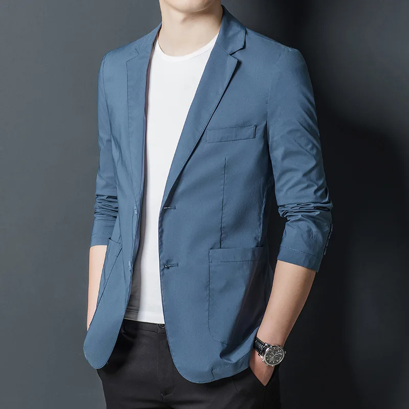 Men Clothing 2021 Spring and Autumn Suit Men's Business Solid Color Suit Jacket Casual Men Blazer Slim Fit
Men Clothing 2021 Spring and Autumn Suit Men's Business Solid Color Suit Jacket Casual Men Blazer Slim Fit