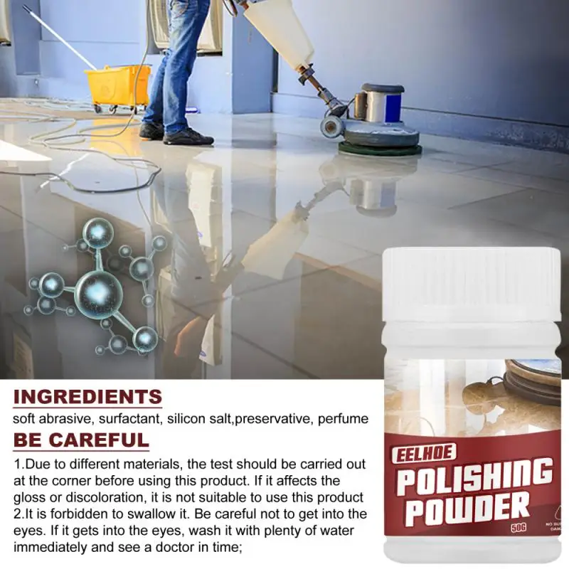 Ceramic Tile Polishing Powder Furniture Floor Brightening Agent Household All-Purpose Cleaning Chemical | Дом и сад