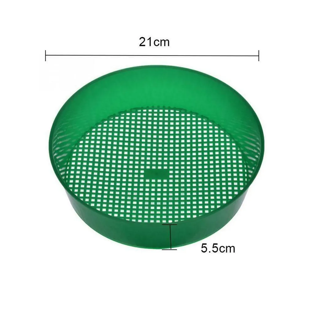 Green Plastic Garden Soil Sieve for Compost Soil Stone Mesh Gardening Tool Soil Sieve Flower Nursery Plant Prop Knit Sieve
Green Plastic Garden Soil Sieve for Compost Soil Stone Mesh Gardening Tool Soil Sieve Flower Nursery Plant Prop Knit Sieve
