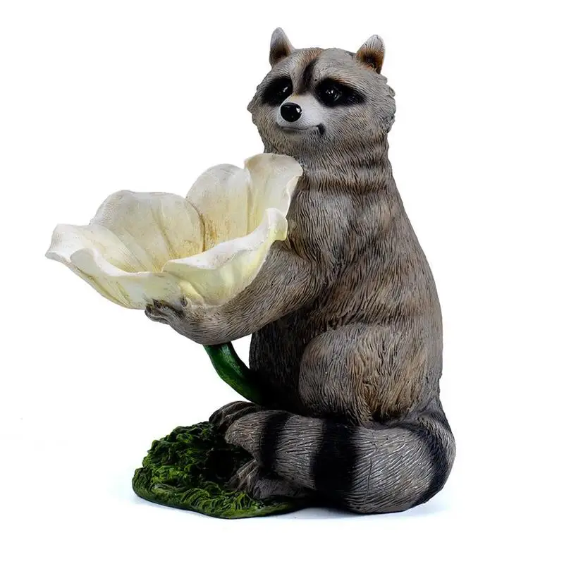 Miniature Resin Raccoon Animal Sculpture Garden Courtyard Decoration Bird Feeder Art Resin Crafts Simulation Animal Statue Decor
Miniature Resin Raccoon Animal Sculpture Garden Courtyard Decoration Bird Feeder Art Resin Crafts Simulation Animal Statue Decor