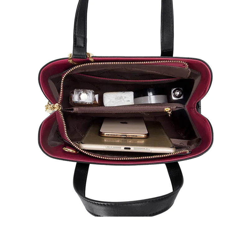 Cnoles Bags for Women 2021 Brand Women Hangbags Genuine Leather Solid Color Satchel Shoulder Tote Top-handed Bags Top Quality
Cnoles Bags for Women 2021 Brand Women Hangbags Genuine Leather Solid Color Satchel Shoulder Tote Top-handed Bags Top Quality