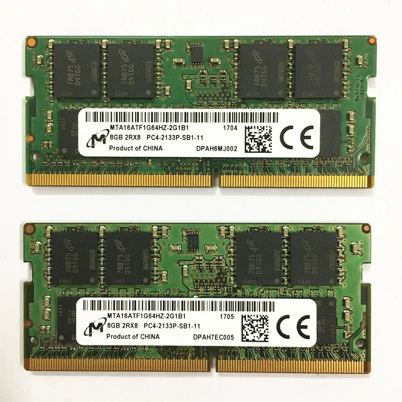 Микрон DDR4 RAM 8GB 2RX8 PC4-2133P-SB1-11 2133MHz ddr4 память для hp dell Lenovo ноутбука | Компьютеры и офис