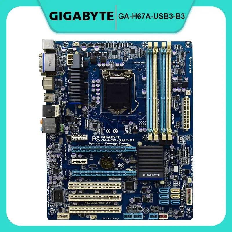 Gigabyte GA-H67A-USB3-B3 desktop motherboard DDR3 32GB Intel H67 LGA 1155 PCI-E 2.0 SATA II original used motherboard
Gigabyte GA-H67A-USB3-B3 desktop motherboard DDR3 32GB Intel H67 LGA 1155 PCI-E 2.0 SATA II original used motherboard