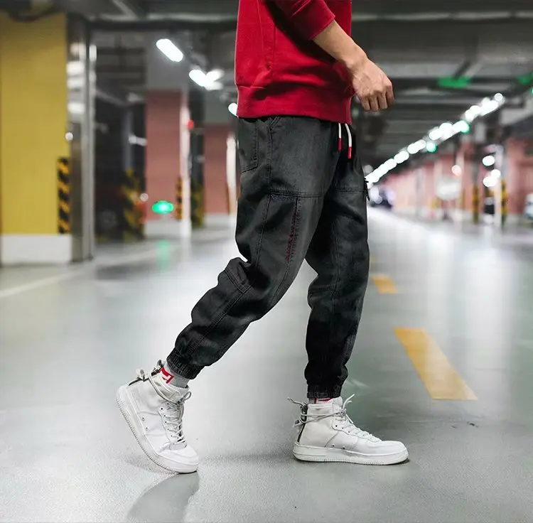 Spring autumn 2020 cargo brand overalls jeans men European and American style hip hop loose national beam feet pants men
Spring autumn 2020 cargo brand overalls jeans men European and American style hip hop loose national beam feet pants men
