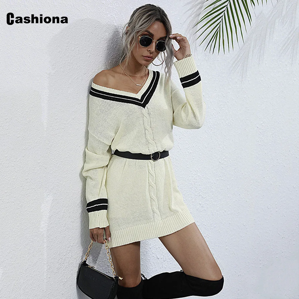 Cashiona Women New Patchwork Long Sweater Tops Sexy V-Neck Jumper Pullovers Vinatge 2021 Spring Knitting Sweater Women Clothing
Cashiona Women New Patchwork Long Sweater Tops Sexy V-Neck Jumper Pullovers Vinatge 2021 Spring Knitting Sweater Women Clothing