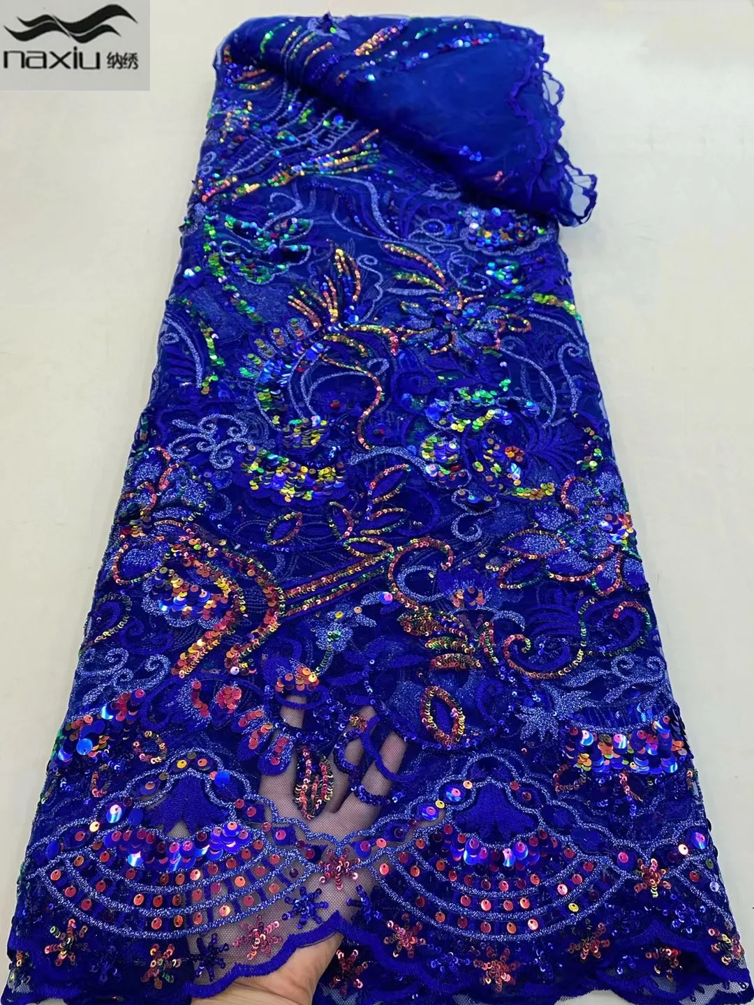 Madison African Sequins Lace Fabric 2021 High Quality French Nigerian Tulle Lace Fabrics 5 Yards For Wedding Party Dress
Madison African Sequins Lace Fabric 2021 High Quality French Nigerian Tulle Lace Fabrics 5 Yards For Wedding Party Dress