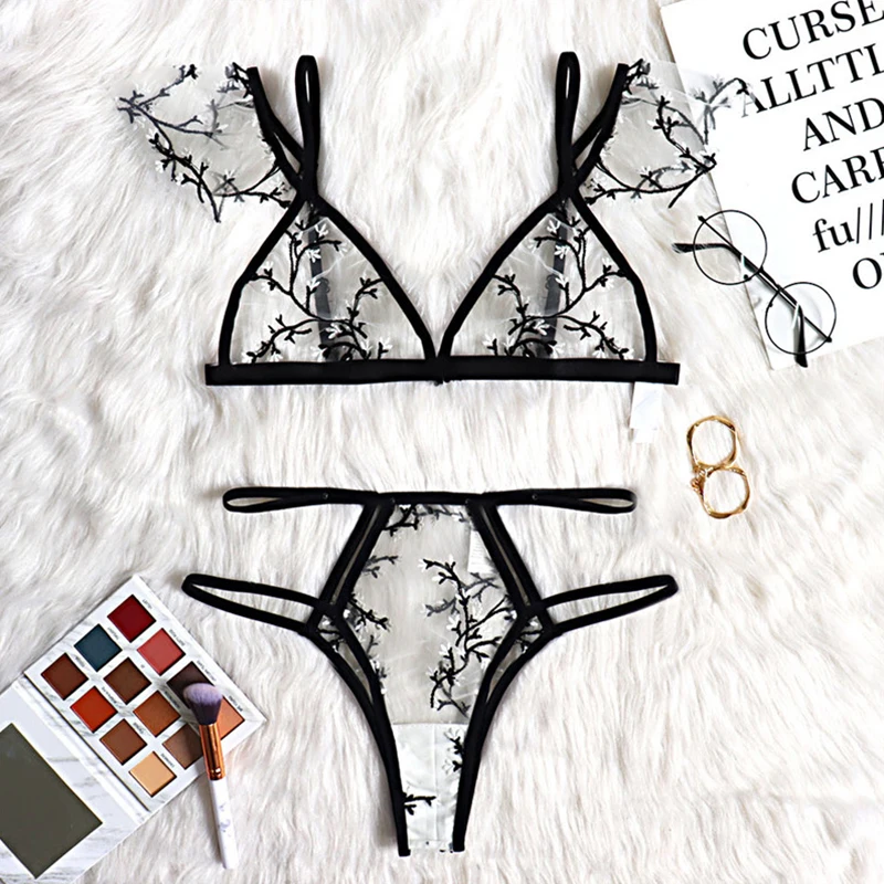 Hot Sale Women Transparent Sexy Triangle Cup Underwear Set Sexy Ladies Fashion Ultra-thin Breathable Bra Panties
Hot Sale Women Transparent Sexy Triangle Cup Underwear Set Sexy Ladies Fashion Ultra-thin Breathable Bra Panties
