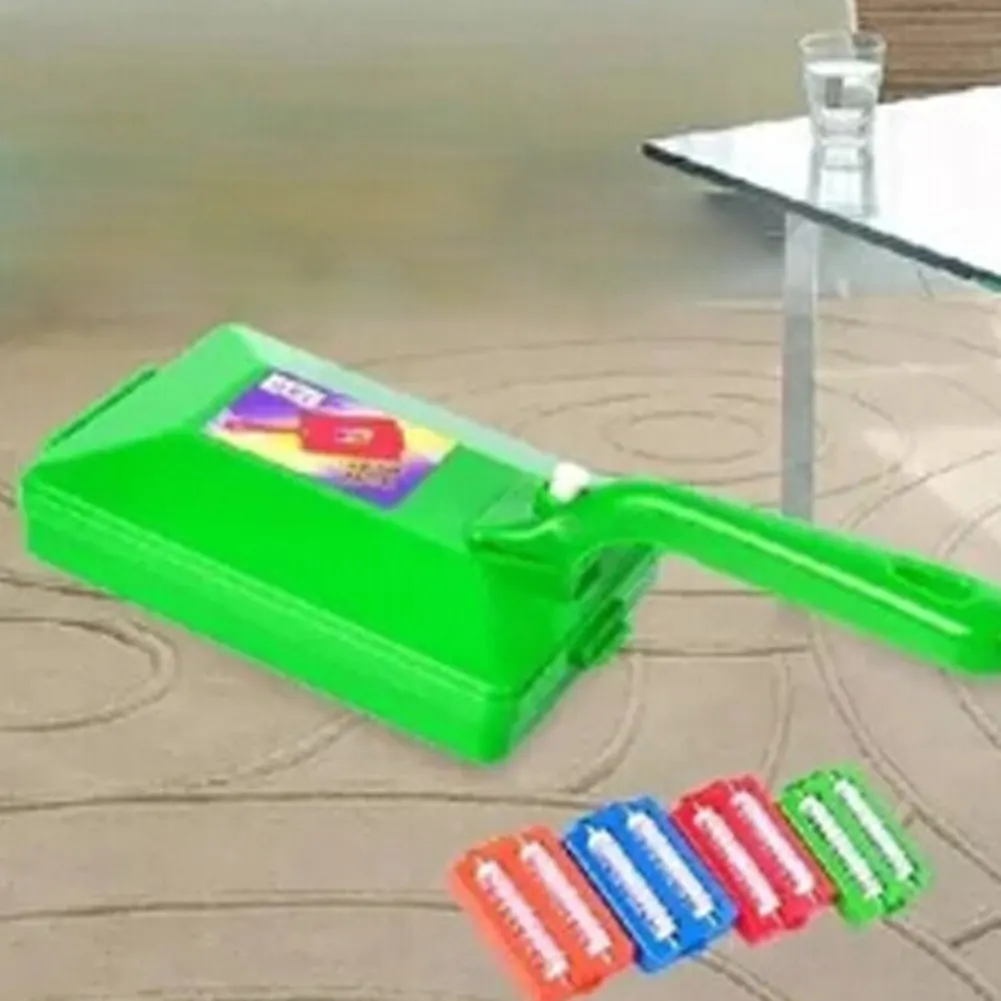 Plastic Dual Brush Cleaner Collector Roller Handheld Carpet Table Crumb Sweeper Home Cleaning Tools Random Colors
Plastic Dual Brush Cleaner Collector Roller Handheld Carpet Table Crumb Sweeper Home Cleaning Tools Random Colors