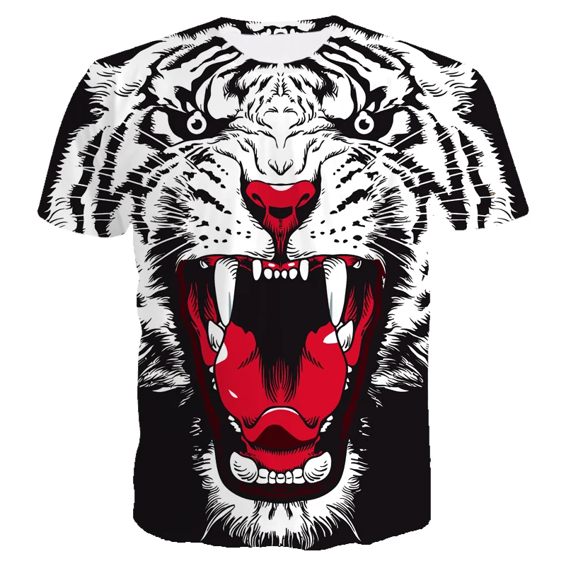 Summer 2021 New 3D Printed T-shirt Animal Print Men's T-shirt Print Casual T-shirt O-neck hip hop Short Sleeve
Summer 2021 New 3D Printed T-shirt Animal Print Men's T-shirt Print Casual T-shirt O-neck hip hop Short Sleeve