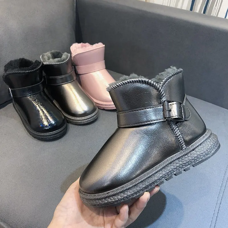 2021 New 3-12 Year Children Snow Boots Winter Girls Plus Cotton Boots Boys Plus Velvet Short Boots Baby Kid Leather Cotton Shoes
2021 New 3-12 Year Children Snow Boots Winter Girls Plus Cotton Boots Boys Plus Velvet Short Boots Baby Kid Leather Cotton Shoes