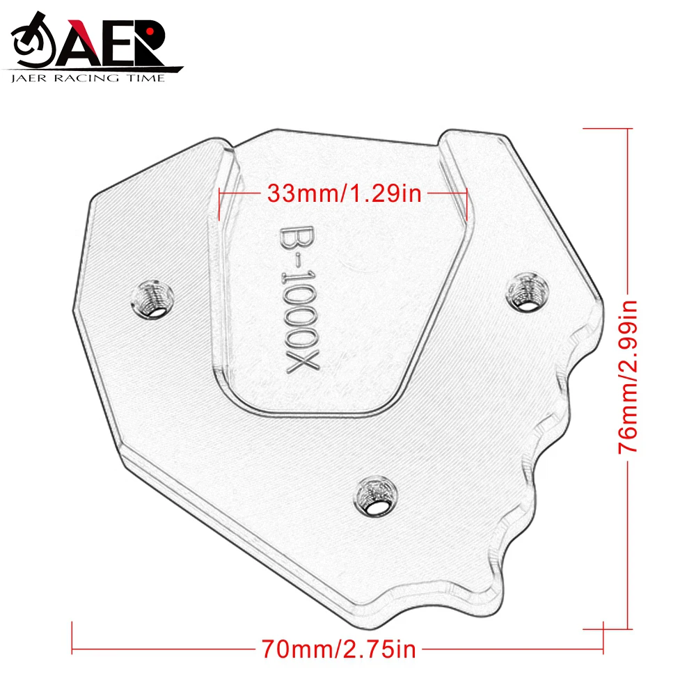 Kickstand Foot Side Stand Extension Pad Kick Support Plate Enlarge For BMW S 1000 XR 2015-2016 K10 S1000XR 16-18 2X10 K49
Kickstand Foot Side Stand Extension Pad Kick Support Plate Enlarge For BMW S 1000 XR 2015-2016 K10 S1000XR 16-18 2X10 K49