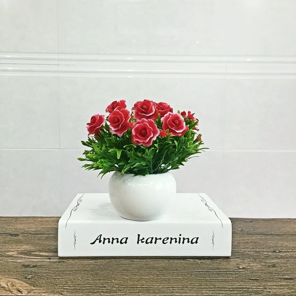 ArtificialFlowerBonsai,15cmHigh,Suitable for Home Decoration, Office Desk Simulation Potted Ornaments,Garden Fake PlantsDress Up
ArtificialFlowerBonsai,15cmHigh,Suitable for Home Decoration, Office Desk Simulation Potted Ornaments,Garden Fake PlantsDress Up