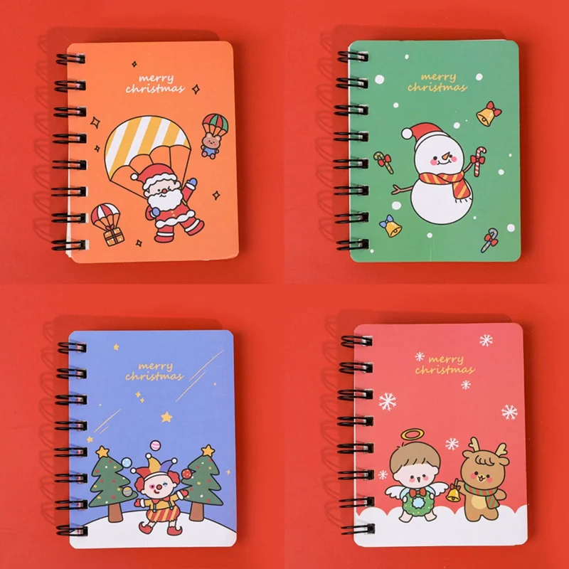 Christmas Coil Book Student Stationery Notebook Creative Kawaii Planner Novelty Cute Mini Notebooks Student Office Supplies
Christmas Coil Book Student Stationery Notebook Creative Kawaii Planner Novelty Cute Mini Notebooks Student Office Supplies