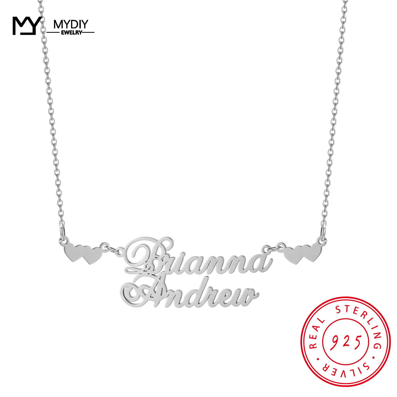 Custom Name Necklace 925 Sterling Silver Charms for Jewelry Personalised Naamketting Initial Necklace Cadenas Mujer
Custom Name Necklace 925 Sterling Silver Charms for Jewelry Personalised Naamketting Initial Necklace Cadenas Mujer