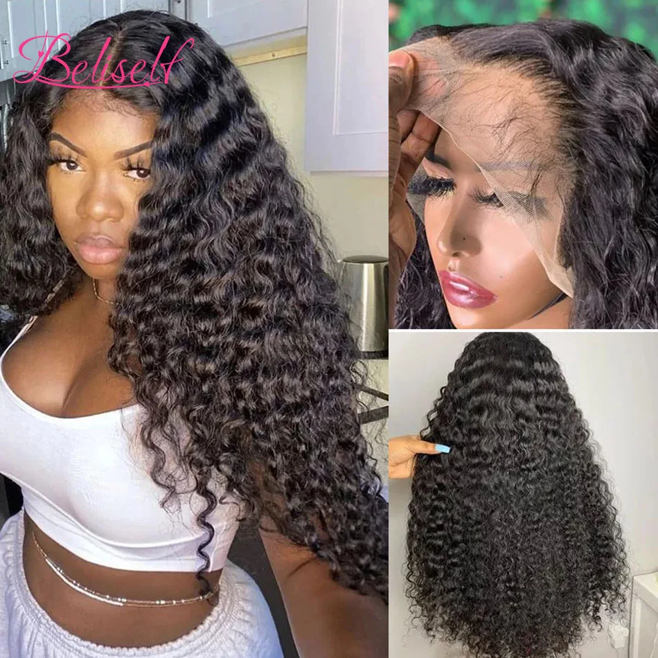 Deep Wave Human Hair Wigs 13X4/13x6 HD Lace Frontal Wigs Wet And Wavy Lace Front Wig Deep Curly Lace Front Wigs Beliself Hair
Deep Wave Human Hair Wigs 13X4/13x6 HD Lace Frontal Wigs Wet And Wavy Lace Front Wig Deep Curly Lace Front Wigs Beliself Hair