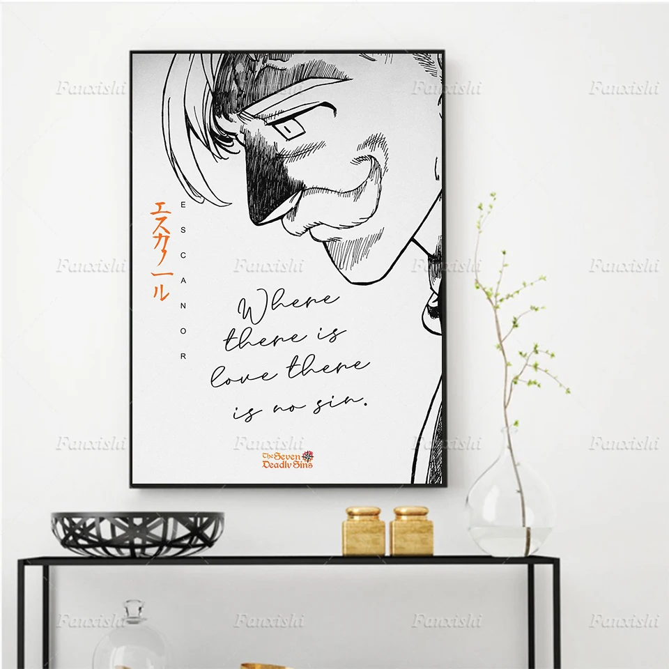 Anime Deadly Sins Escanor Posters Painting Modern Wall Art Prints Canvas Cartoon Hd Modular Picture Boy's Living Room Home Decor
Anime Deadly Sins Escanor Posters Painting Modern Wall Art Prints Canvas Cartoon Hd Modular Picture Boy's Living Room Home Decor