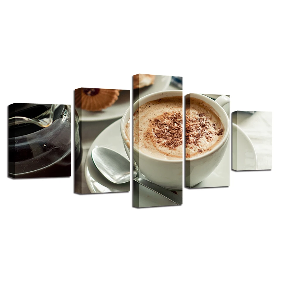 Framework Painting HD Printed Modern 5 Panel Coffee For Living Room Wall Art Modular Poster Home Decoration Canvas Pictures
Framework Painting HD Printed Modern 5 Panel Coffee For Living Room Wall Art Modular Poster Home Decoration Canvas Pictures
