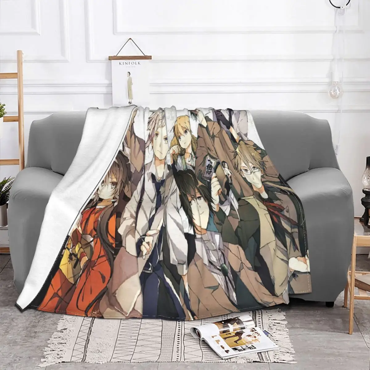 Bungou Stray Dogs Blankets Fleece Summer Dazai Osamu Multifunction Super Warm Throw Blanket for Home Outdoor Bedspread
Bungou Stray Dogs Blankets Fleece Summer Dazai Osamu Multifunction Super Warm Throw Blanket for Home Outdoor Bedspread