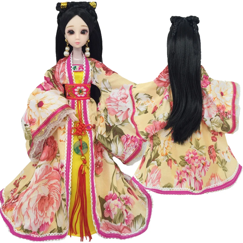 Yellow Ancient Traditional Beauty Costume Clothes For Barbie Dolls Dress 1/6 Doll COSPLAY Clothes Outfits DIY Toys for Children
Yellow Ancient Traditional Beauty Costume Clothes For Barbie Dolls Dress 1/6 Doll COSPLAY Clothes Outfits DIY Toys for Children