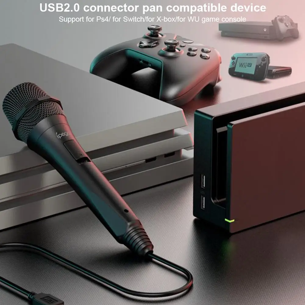Microphone Handheld Karaoke Mic USB Wired Ergonomic MIC Mini Home KTV For Music Playing Singing Speaker Player
Microphone Handheld Karaoke Mic USB Wired Ergonomic MIC Mini Home KTV For Music Playing Singing Speaker Player