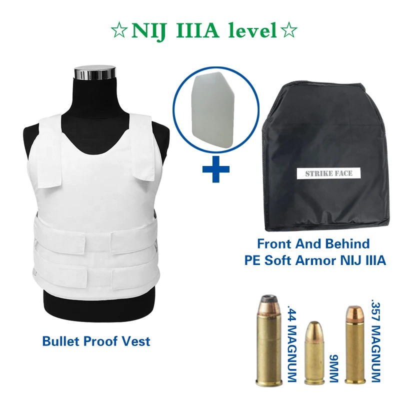 

Level IIIA NIJ III+ IV Bullet Proof Vest AK47 PE Alumina Hard Armor Ballistic Bulletproof Plate For Army Military Combat Police
