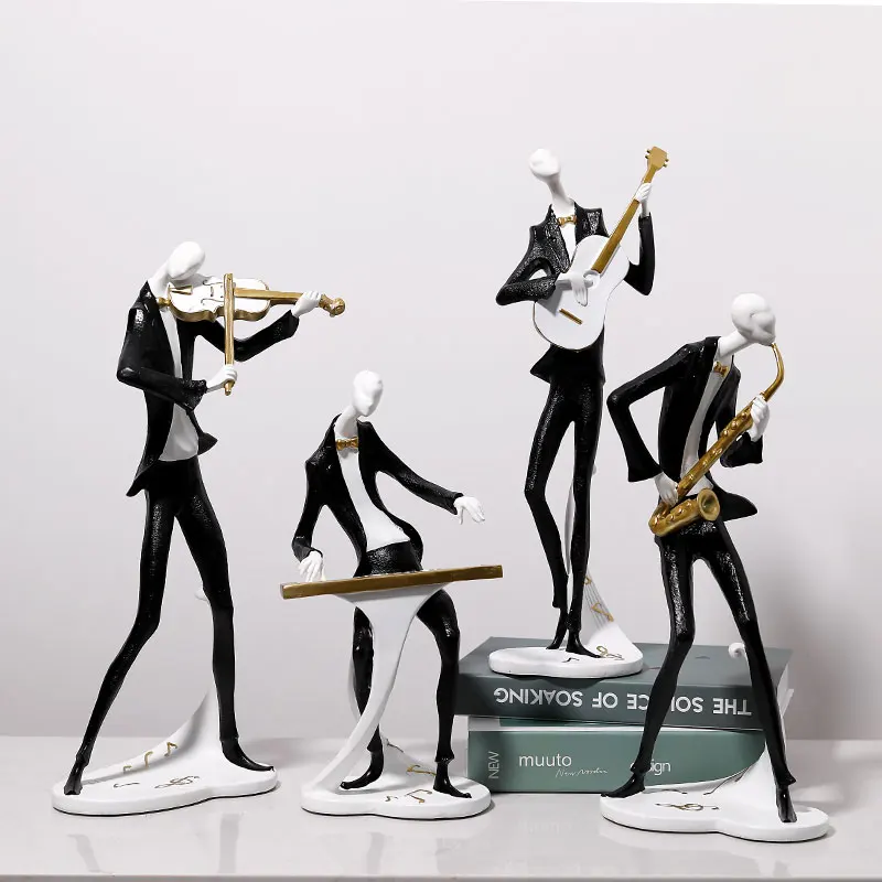 Nordic Creative Modern and Simple Musician Decoration Home Ornament Living Room Entrance and Wine Cabinet Ornament Crafts
Nordic Creative Modern and Simple Musician Decoration Home Ornament Living Room Entrance and Wine Cabinet Ornament Crafts