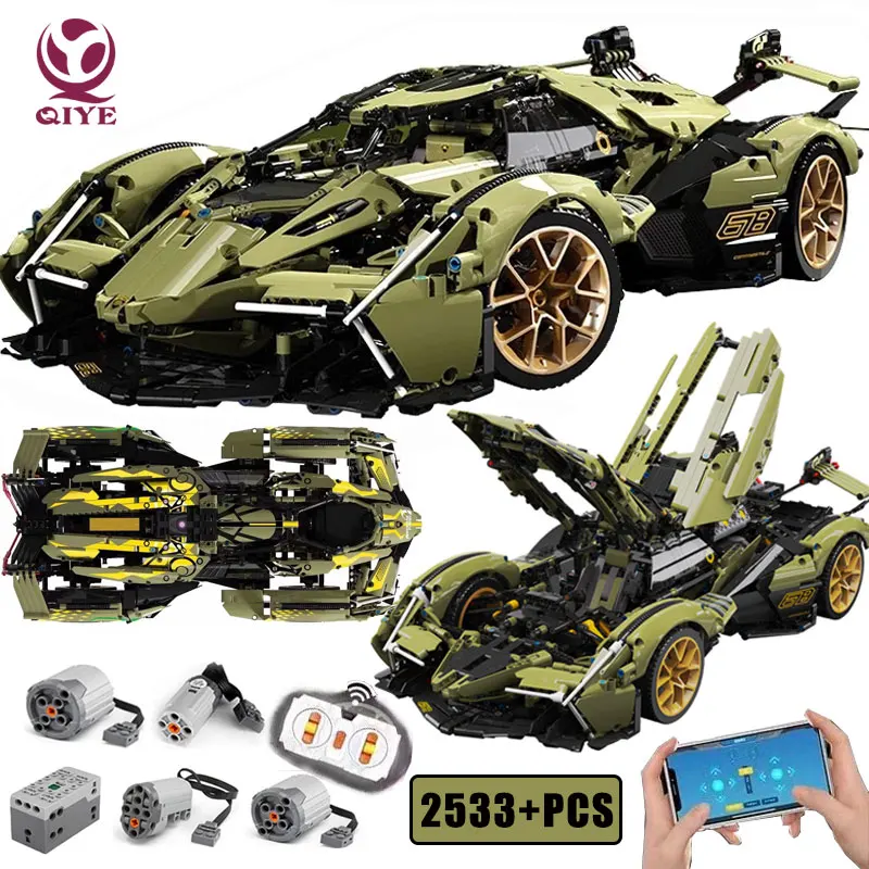 Высокотехнологичный конструктор MOYU V12 Green Concept, знаменитая модель спортивных автомобилей, идеи, гоночный автомобиль, конструктор MOC, игрушки ...
Высокотехнологичный конструктор MOYU V12 Green Concept, знаменитая модель спортивных автомобилей, идеи, гоночный автомобиль, конструктор MOC, игрушки ...