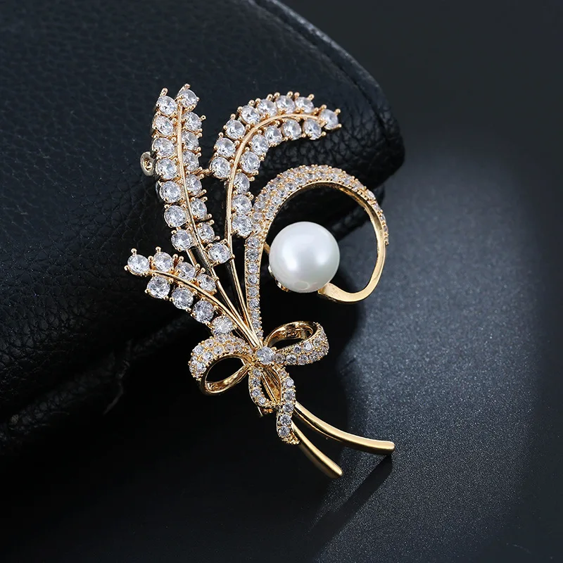 Diamond Flower 14K Soild White Gold Brooches for Women Trendy Anniversary Fine Pearl Jewelry Christmas Luxury Pearl Brooch Pins
Diamond Flower 14K Soild White Gold Brooches for Women Trendy Anniversary Fine Pearl Jewelry Christmas Luxury Pearl Brooch Pins