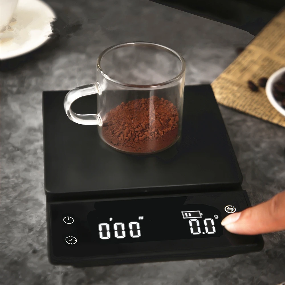 USB Charging Electronic Coffee Scale With Timer Roasting Scale Digital Smart Kitchen Scale Drip Coffee Scale Waterproof
USB Charging Electronic Coffee Scale With Timer Roasting Scale Digital Smart Kitchen Scale Drip Coffee Scale Waterproof