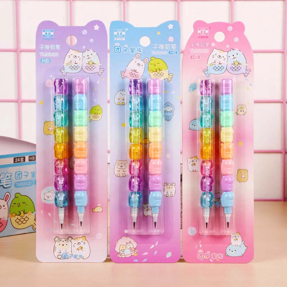 1/2Pcs Cute Bear Colorful Non-sharpening Pencils Student Writing Pens School Office Supplies Pencil for Kids Stationery Gift
1/2Pcs Cute Bear Colorful Non-sharpening Pencils Student Writing Pens School Office Supplies Pencil for Kids Stationery Gift