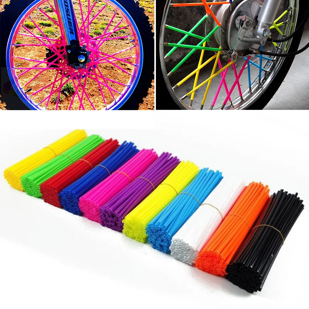 72pcs MTB Wheel Rim Spoke Shrouds Skins Covers Mountain Bike Cycle Steel Wire Wheel Color Spoke Sleeve Skin Trim Covers Pipe
72pcs MTB Wheel Rim Spoke Shrouds Skins Covers Mountain Bike Cycle Steel Wire Wheel Color Spoke Sleeve Skin Trim Covers Pipe