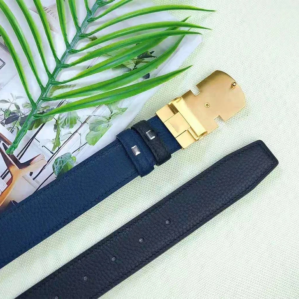 3.4Cm Quality Leather Black Bule Belt For Men Jeans Luxury Fashion Classic Brand Designer Belts With Gifts Box
3.4Cm Quality Leather Black Bule Belt For Men Jeans Luxury Fashion Classic Brand Designer Belts With Gifts Box