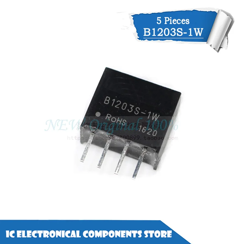 New original 5PCS 10PCS 100PCS DC-DC Buck isolated power module B1203S-1W 12V turn 3.3V
New original 5PCS 10PCS 100PCS DC-DC Buck isolated power module B1203S-1W 12V turn 3.3V