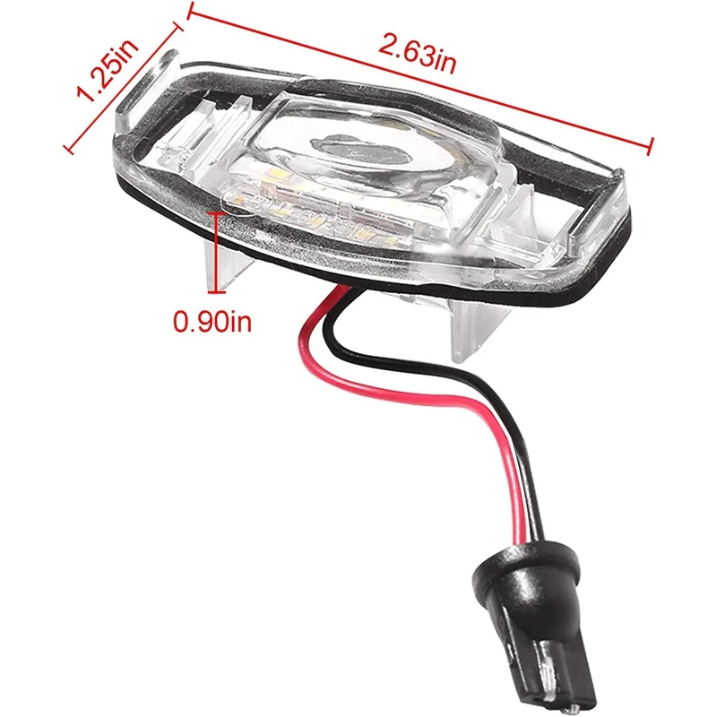 1 Pair Xenon White LED License Plate Light for Acura MDX RDX Honda Accord Civic 34100S84A01 34100S0A013 Car Accessories
1 Pair Xenon White LED License Plate Light for Acura MDX RDX Honda Accord Civic 34100S84A01 34100S0A013 Car Accessories
