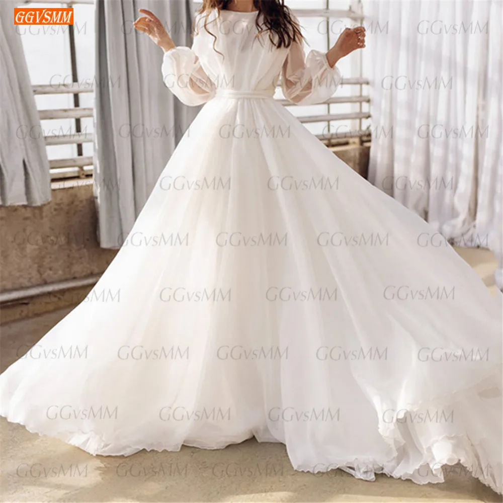 Elegant white Wedding Dress 2021 Ivory vestido de novia Long Puff Sleeves Chiffon Beach Bridal Gowns Custom Made hochzeitskleid
Elegant white Wedding Dress 2021 Ivory vestido de novia Long Puff Sleeves Chiffon Beach Bridal Gowns Custom Made hochzeitskleid
