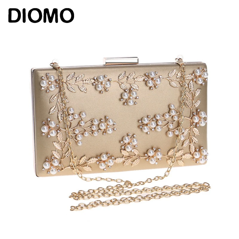 DIOMO 2022 Evening Bags Ladies Fashion Luxury Pearl Flowers Chain Clutch Purse Wedding Party Women Trend Banquet Bags
DIOMO 2022 Evening Bags Ladies Fashion Luxury Pearl Flowers Chain Clutch Purse Wedding Party Women Trend Banquet Bags