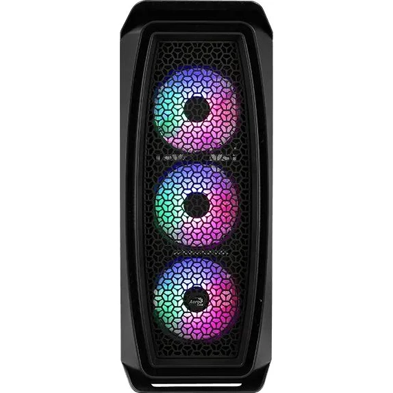 Корпус ATX AEROCOOL Aero One Frost-G-BK-v1 Midi-Tower без БП черный | Компьютеры и офис