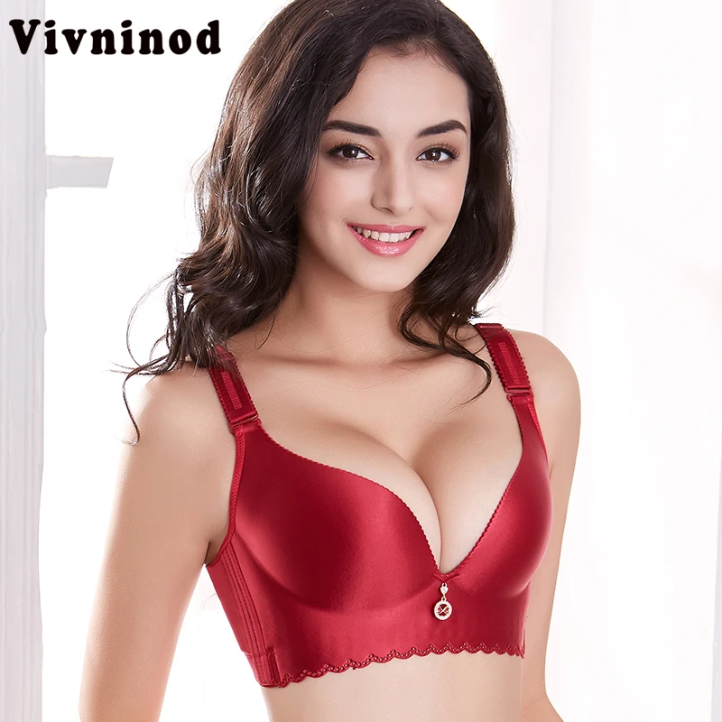 New Arrival No Rims Sexy Lingeries Women bras plus size 115CDE 50CDE Seamless smooth women's underwear Wireless Bra | Женская одежда
