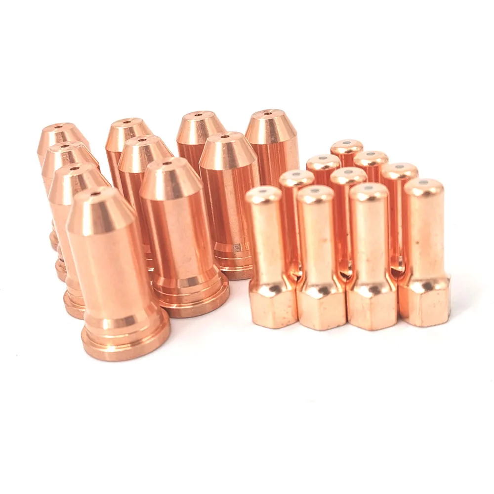 1.5mm 10Pcs Electrode and 10pcs Nozzles For PT100 Plasma Cutting Machine Replacement Accessory Red Copper For Plasma Cutter
1.5mm 10Pcs Electrode and 10pcs Nozzles For PT100 Plasma Cutting Machine Replacement Accessory Red Copper For Plasma Cutter