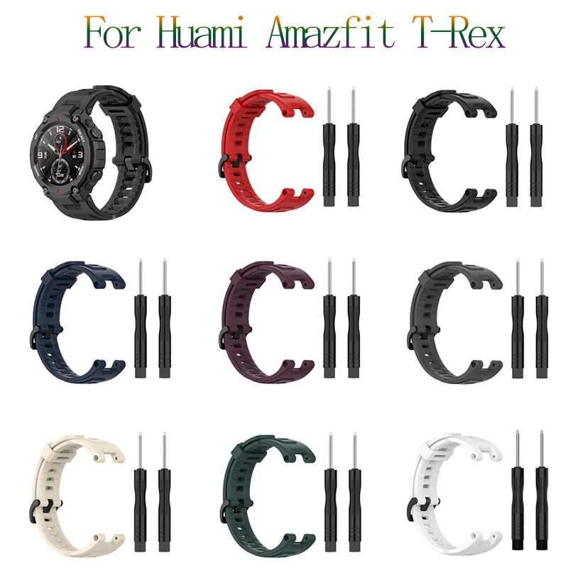 New Replacement Sport Band For Huami Amazfit T-Rex Adjustable Strap Bracelet For Huami Amazfit T-Rex Watch Soft Silicone Strap
New Replacement Sport Band For Huami Amazfit T-Rex Adjustable Strap Bracelet For Huami Amazfit T-Rex Watch Soft Silicone Strap